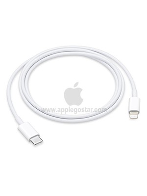 کابل USB-C به لایتنینگ  نیم متری (apple USB-C to Lightning Cable 0.5M)